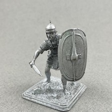 Roman figurine 54 mm, Roman Legionary, Metal toy soldier, Highly detailed figure