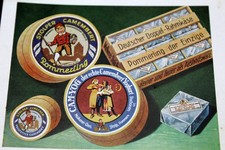 Ancienne Werbekarte, Publicité Fromage À 1920