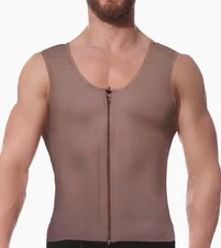 Men’s Shaping Compression Shirt | Slimming Tummy Control Fitness Vest Top S-2XL