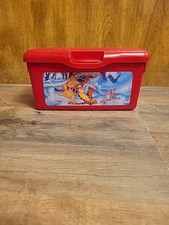 Vintage Huggies Winnie The Pooh  Friends Red Baby Wipes Container Empty 2004