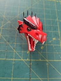 "Head Only"  From Lego Red Dragon , 70403 Dragon Mountain Castle