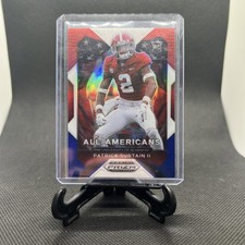 2021 Panini Prizm Draft Picks Patrick Surtain II RC All-Americans Red White Blue