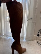 Womens Thigh High Boots Over The Knee Stiletto Heel Pointed To