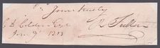 ROBERT FULTON - AUTOGRAPH SENTIMENT SIGNED 01/09/1813