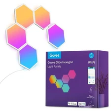 Glide Hexagon Smart Color Changing Plug-In Wi-Fi Enabled Integrated LED Light Pa