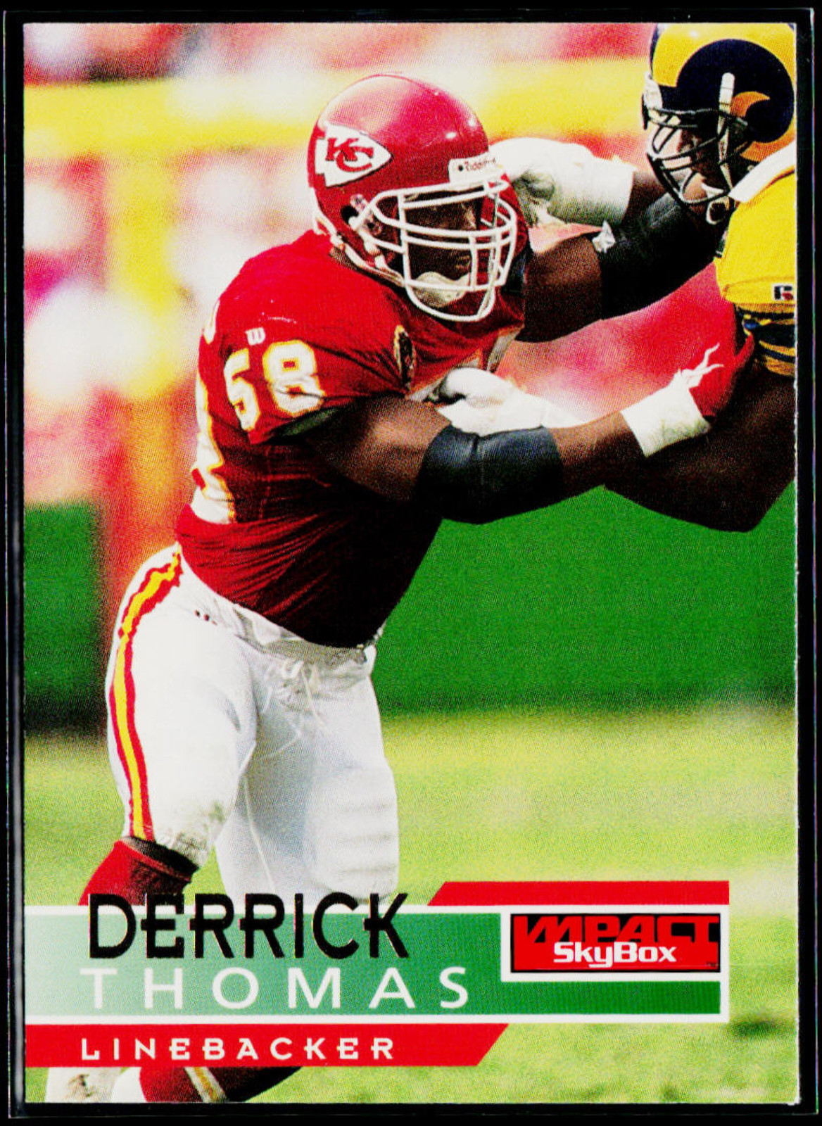 Derrick Thomas 1995 Skybox Impact #74 Chiefs