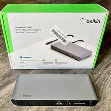 Belkin Thunderbolt 3 Dock Pro w/ Thunderbolt 3 Cable F4U097 - Space Gray