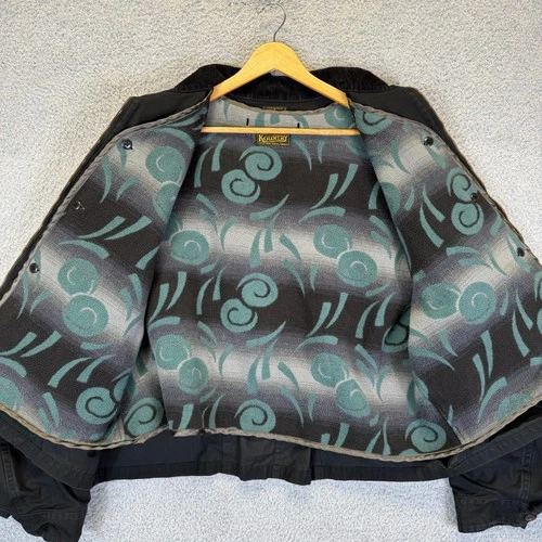 Kapital Jacket Kountry Detroit Drizzler Men's Size 3 Large Black Lined Japanese image 7