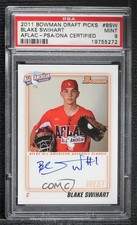2011 Bowman Draft Aflac All-American Blake Swihart PSA 9 MINT Auto 0m8