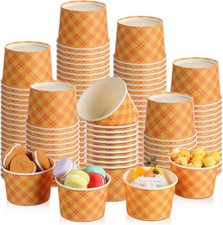 50 Pcs Disposable Fall Bowls for Soups, Snacks and Desserts
