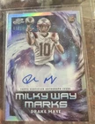 2024 Topps Chrome Drake Maye Milky Way Marks Auto 01/75