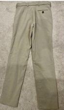 Ralph Lauren Boys Dress Pants Stretch Flat Front Size 12 Regular Khaki