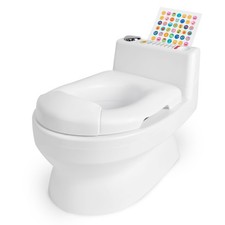 Fisher-Price  2-N-1 Potty Trainer with Flushing 15 x 10 x 11 inches, White