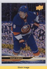 2024-25 Upper Deck Series 2 Rainbow Speckled Foil Noah Dobson #360 READ 3d2