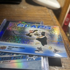 2025-26 UD Series Two Slaps Speckle David Pastrnak Boston Bruins