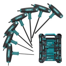 Libraton T Handle Wrench Set T-handle Torx Key Set Two-tip Design T10-t40... Libraton T Handle Wrench Set T-handle Torx Key Set Two-tip Design T10-t40...