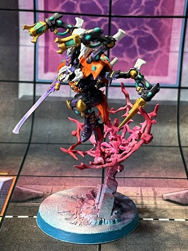 Dipinto Lhykhis ordito ragno phoenix lord Warhammer 40K eldar Aeldari - Foto 2 di 4