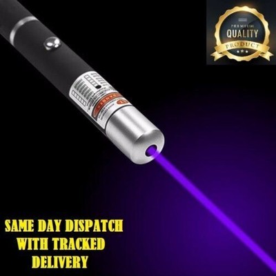 Purple Laser Pointer Pen Dot Light Beam Visible Lamp Torch 1mw 405nm Penlight US