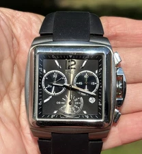 ESQ By MOVADO BRACER CHRONOGRAPH Men's Swiss Charcoal Grey Watch ES.04.1.14.5557