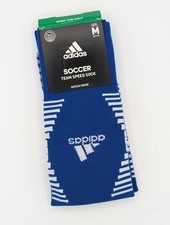 Adidas Team Speed Soccer OTC Over The Calf Blue Performance Socks Mens M