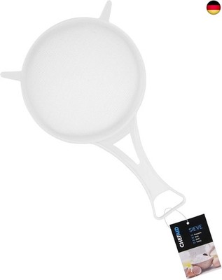 Chef Aid Großes Nylon-Sieb, 22 cm, Weißer Kunststoff - Perfekt zum Abtropfen, F