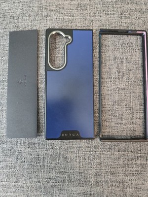BURGA Elite Fitted Phone Case/Skin Blue/Black Patterned Glossy Hard Case