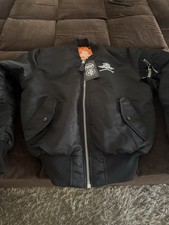 Massive Soldier MA-1 X Bomberjacke Herren S s...