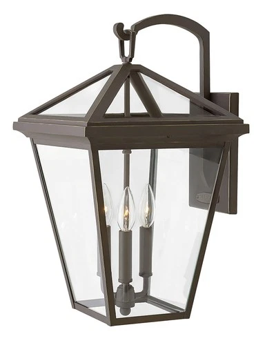 Hinkley Lighting 2565 Bronze Alford Place 3-Light 20-1/2"H Outdoor Wall Sconce - Picture 1 of 9