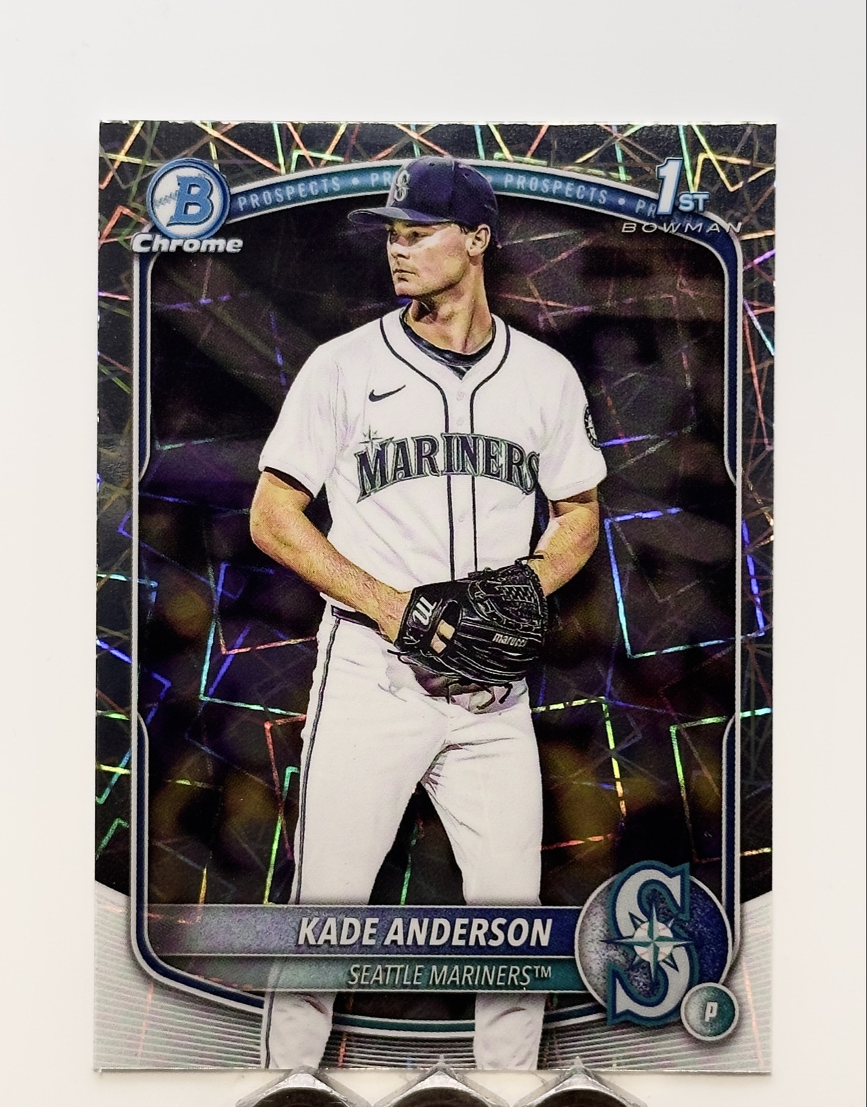 2025 Bowman Draft Chrome - Kade Anderson Lazer Refractor (RC) BDC-3