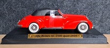 ATLAS, Véhicule Miniature, ALFA ROMEO 6C 2500 sport 1939, Ech : 1/43.