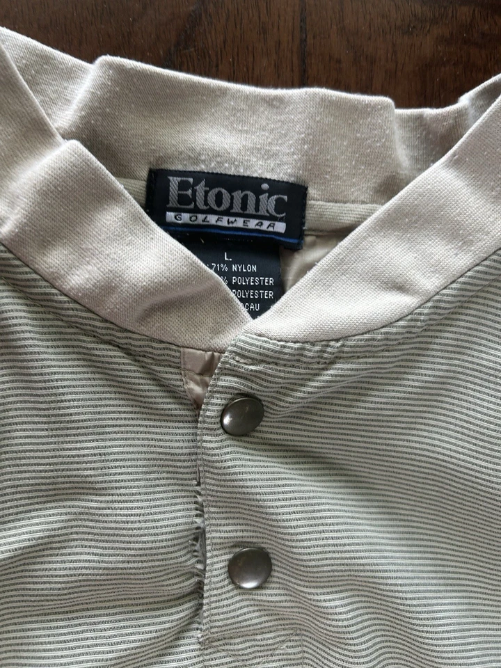 Vintage Etonic Gore Windstopper Golf Pullover Windshirt Jacket Large - Image 3 of 4