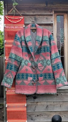Vintage Eddie Bauer Jacke Wolldecke Rancher | Damen Large | Made in USA