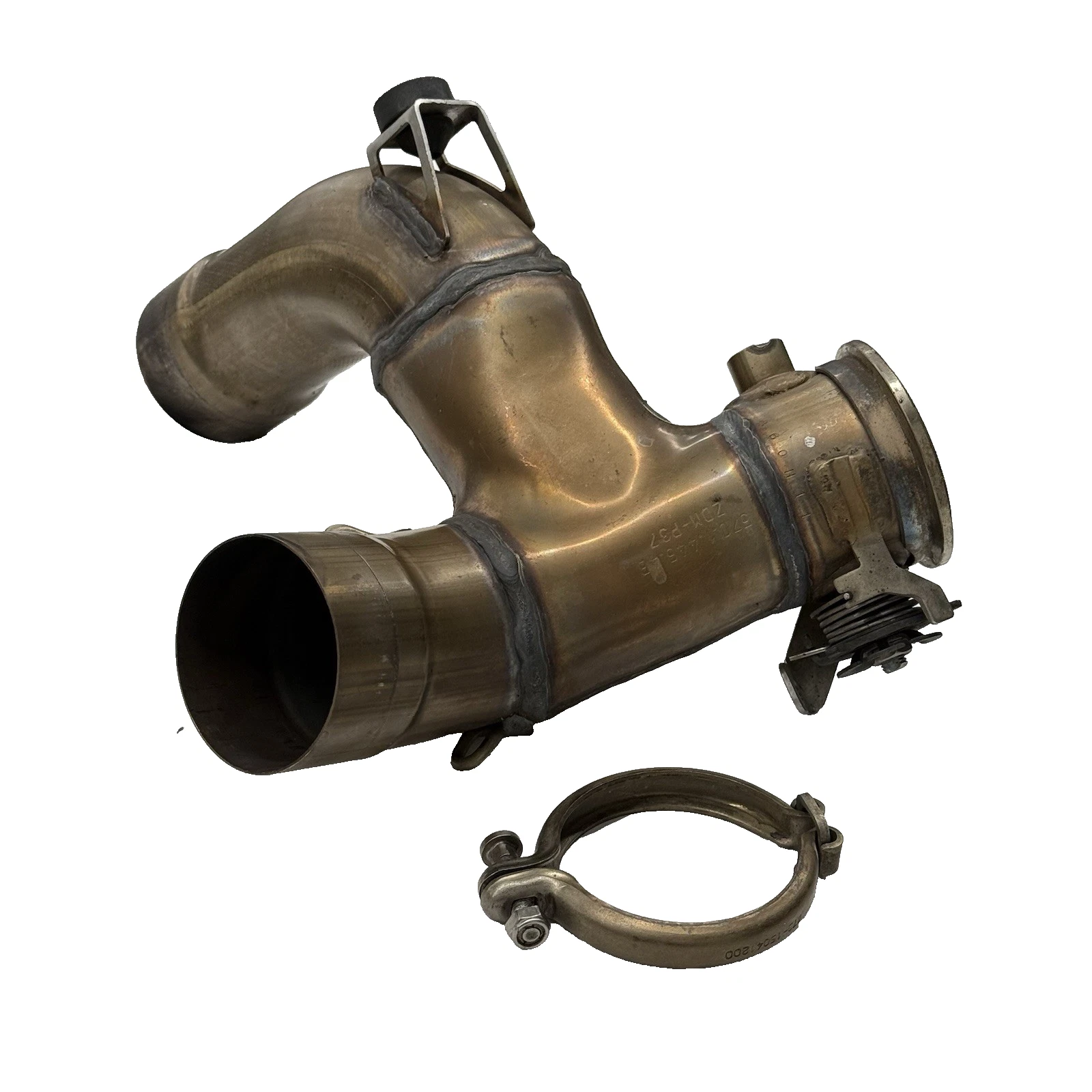 2016 - 2019 Ducati Panigale 959 1299 Center Exhaust Collector Pipe Servo Valve