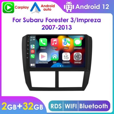 32G 9'' Carplay Für Subaru Forester Impreza WRX 2008-2014 Autoradio Android GPS