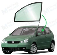 Volkswagen Polo 2001 - 2009 Fensterscheibe Tieferlegung Vorne Links