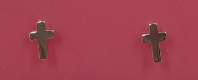 Luxenter High Jewellery IN Silver Primera Sterling Earrings Girl Cross