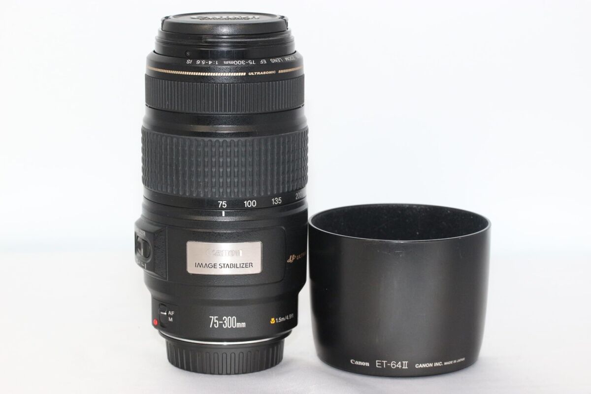Excellent 】Canon EF 75-300mm F4-5.6 IS USM AF ZOOM Lens Excellent 】Canon EF 75-300mm F4-5.6 IS USM AF ZOOM Lens