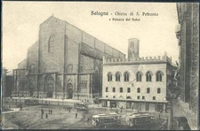 1915 - Bologna - Church of S. Petronio and Palazzo del Notai