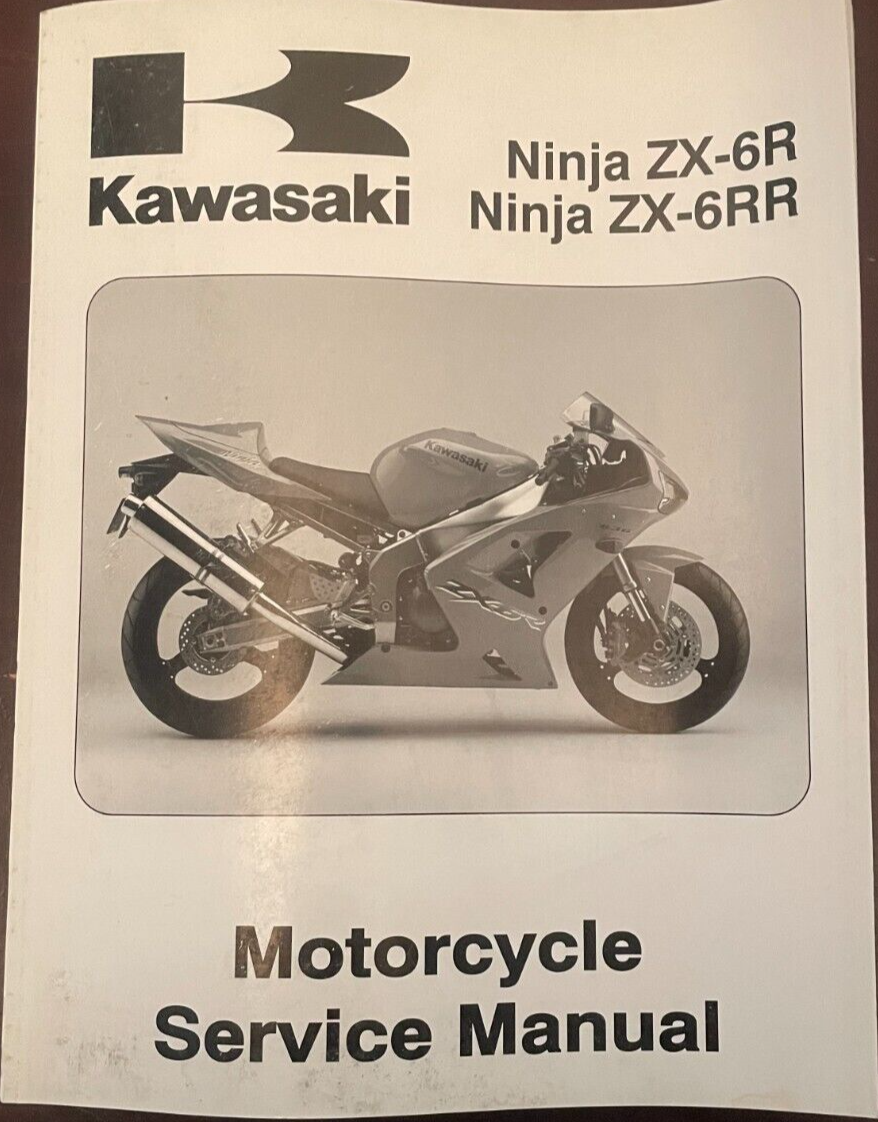 Kawasaki 2003 Ninja ZX-6R/Ninja ZX-6RR Motorcycle service manual