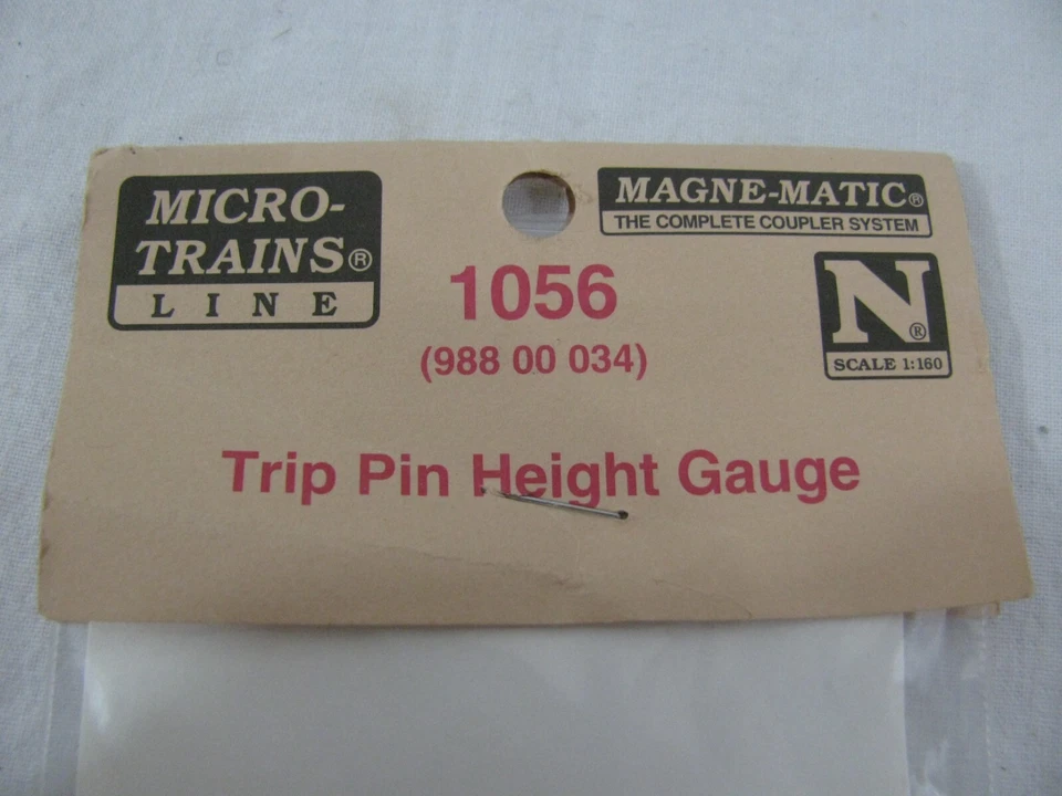 Micro-Trains N Scale Magne-Matic Coupler System Trip Pin Height Gauge #1056 NOS - Image 2 of 3