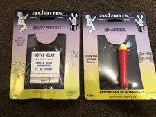 Adams Pranks and Magic Snapper set of 2 NOS sealed rare discontinued pranks