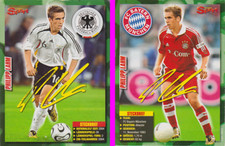 Karta z autografem Philipp Lahm autograf i krótka biografia