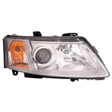 Headlight Halogen Right Passenger For 2003-2007 Saab 9-3 Sedan Chrome Sb2503109