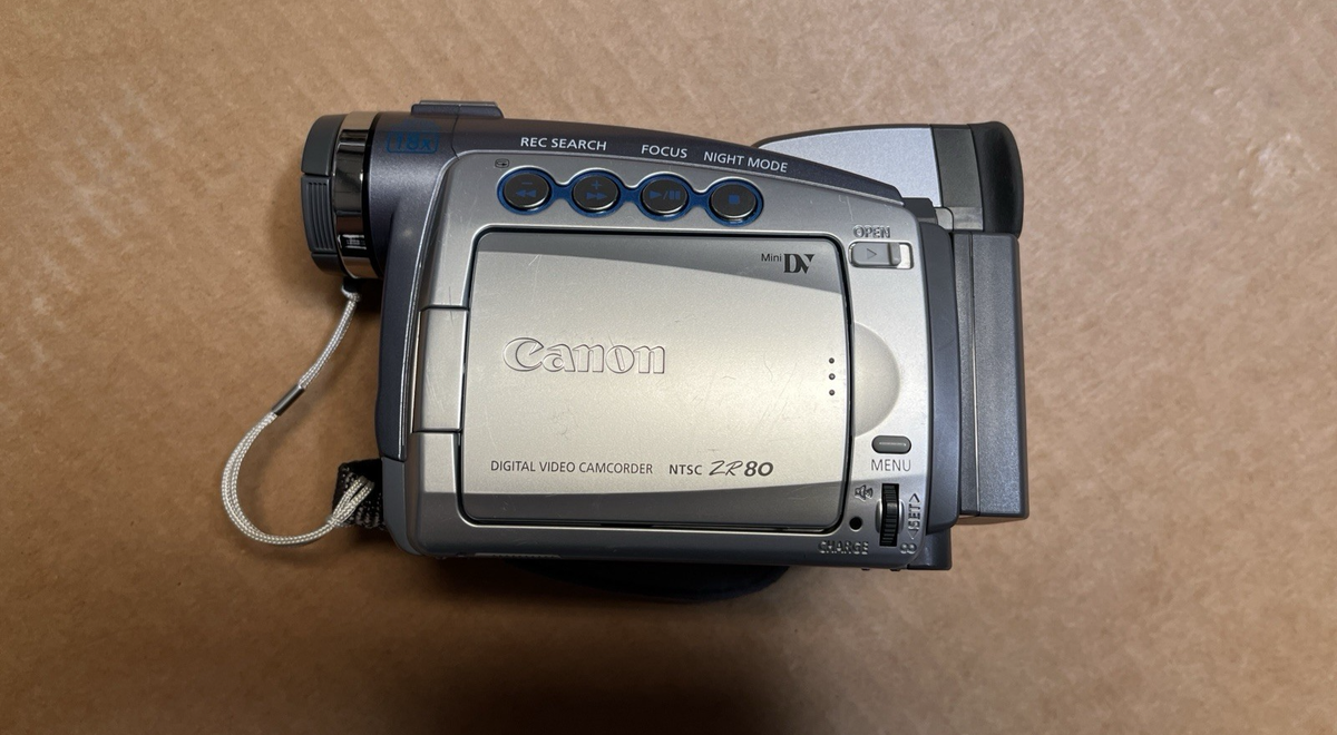 Canon ZR80 Mini DV Digital Video Camera, Tape not included