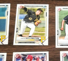 OWEN KELLINGTON 2021 BOWMAN DRAFT CARD BD-120 PIRATES (FIRST ROOKIE BASE)