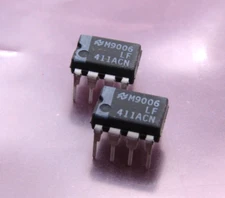 ( 2 PCS ) LF411ACN Precision Amplifiers Low Offset Low Drift JFET Input Op Amp