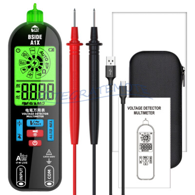 BSIDE A1X Digital Multimeter Voltmeter AC/DC Ammeter Ohmmeter Volt Meter Tester
