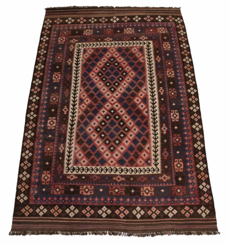 310x200 cm tapis oriental afghan ouzbeks nomades kelim kilim tapis n° : 291 - Photo 1 sur 21