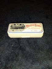 Vintage M. Hohner Made in Germany Marine Band Harmonica in Box C No 189