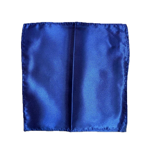 4Pcs Plain Pocket Square Wedding Mens Satin Solid Handkerchief Hanky Jacket Suit - Picture 29 of 31